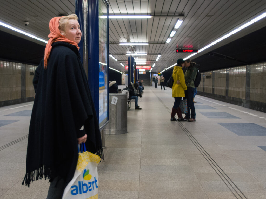 Prague Metro Station Platform