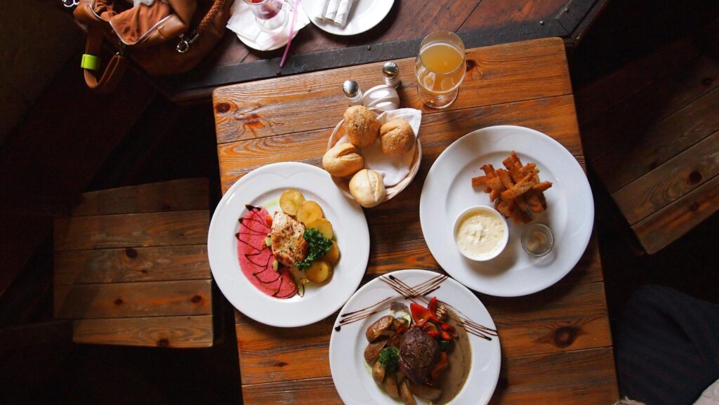 Traditional Czech food served in a Prague restaurant showing affordable meals and local cuisine for travelers