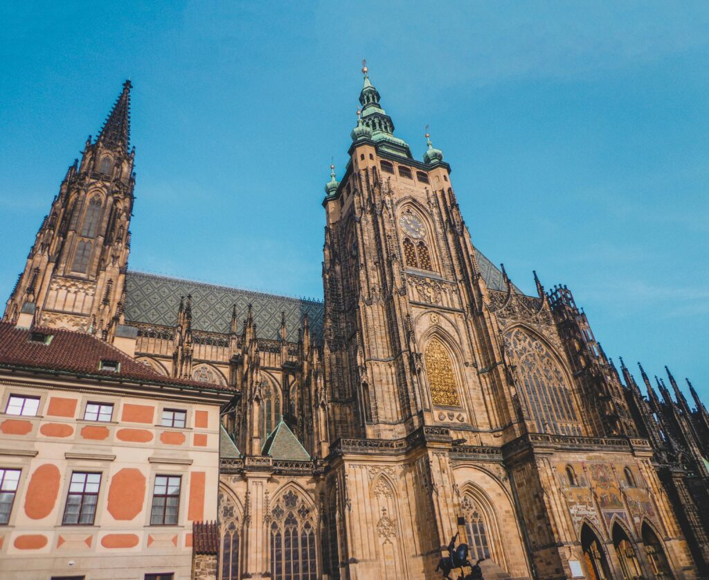 St. Vitus Cathedral inside Prague Castle, one of Prague’s most famous sights