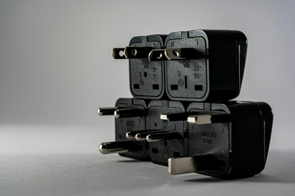 Travel adapters for European power outlets in Prague Czech Republic