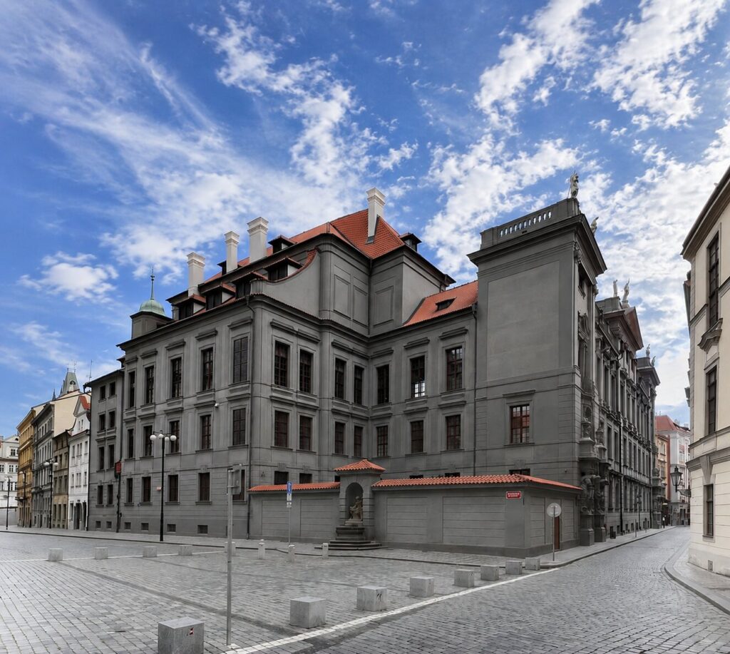 Clam-Gallas Palace in Prague, one of the best palaces in Prague and a masterpiece of Baroque architecture