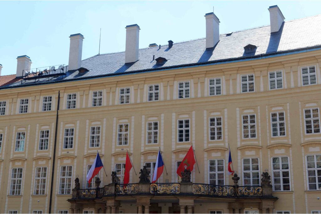 Prague Architecture – Old Royal Palace at Prague Castle, showcasing Gothic and Renaissance architecture with the historic Vladislav Hall inside