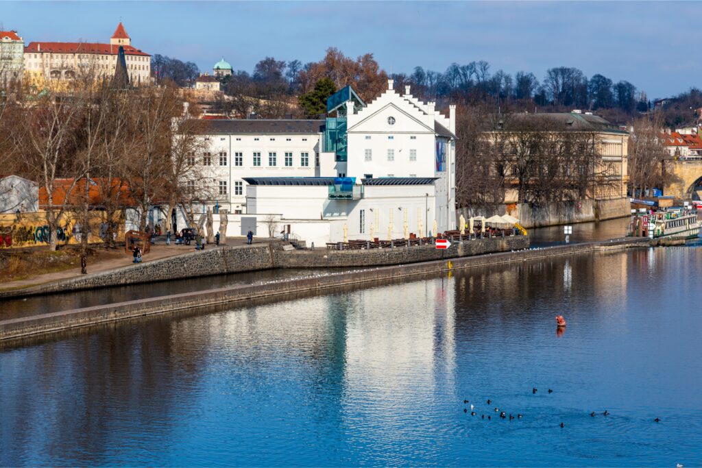 Unusual Museums in Prague - Museum Kampa on Kampa Island along the Vltava River in Prague