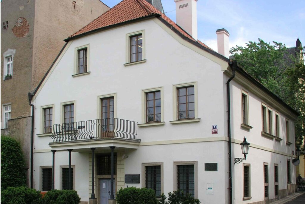 Unusual Museums in Prague - exterior of the Postal Museum Prague housed in a historic building