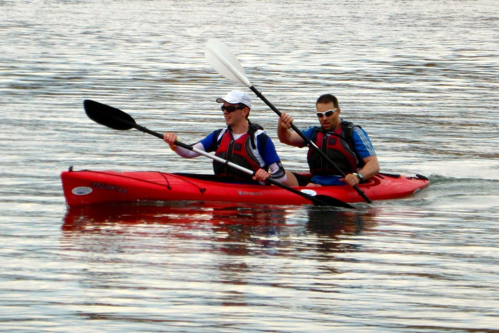 Prague water activities with canoeing on the Vltava River