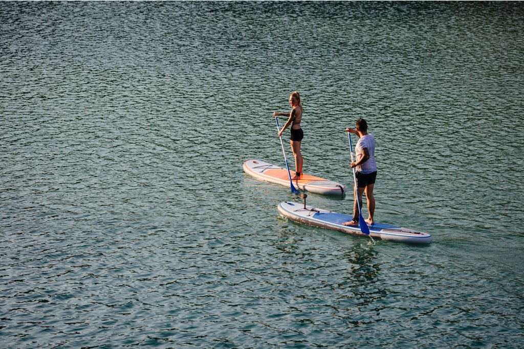 Prague water activities with paddleboarding on the Vltava River