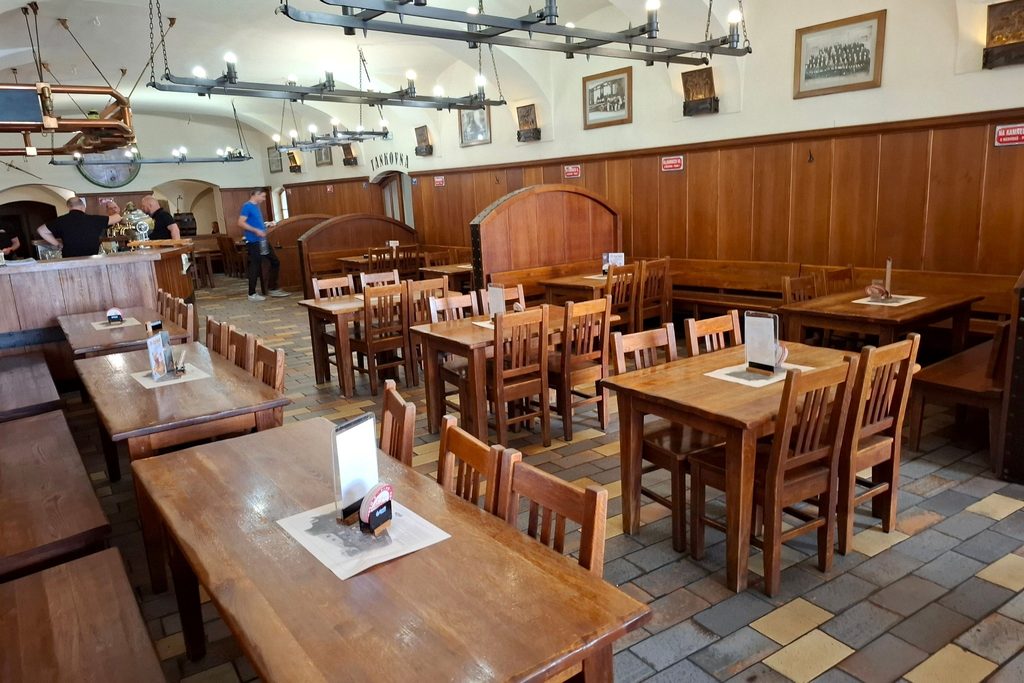 Prague food & beer experiences in a traditional Czech beer hall