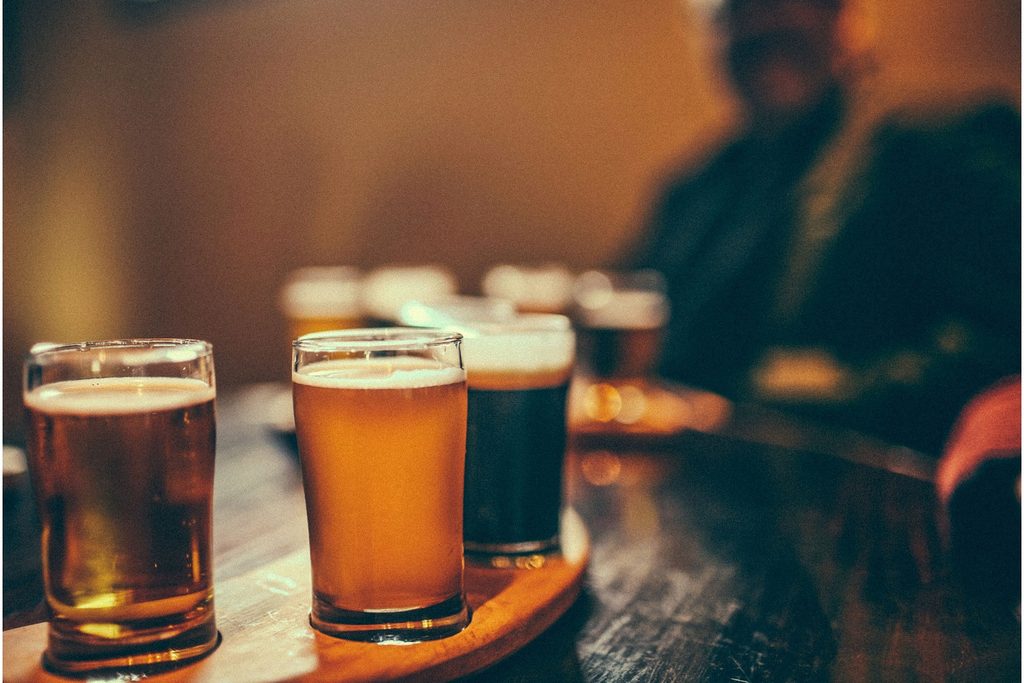 Prague food & beer experiences featuring a Czech beer tasting with different beer styles
