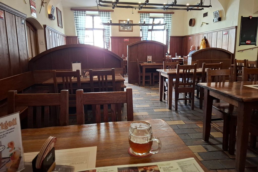 Prague food & beer experiences in a traditional Prague beer hall